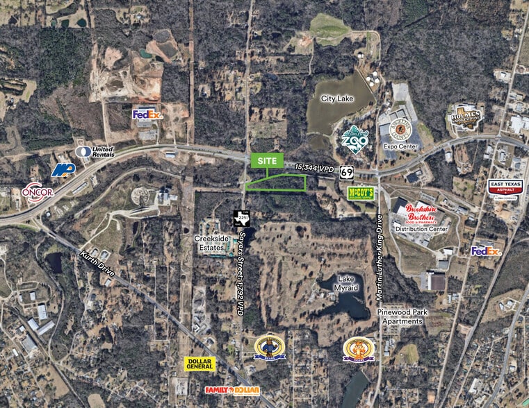 2103 Sayers St, Lufkin, TX for sale - Aerial - Image 2 of 4