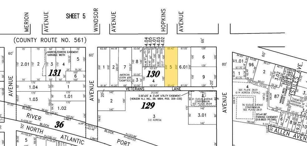 116 N Haddon Ave, Haddonfield, NJ à louer - Plan cadastral - Image 2 de 2