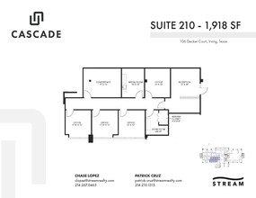 104 Decker Ct, Irving, TX for lease Floor Plan- Image 1 of 1