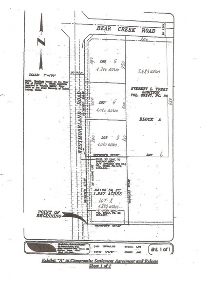 624 Bear Creek Road, Glenn Heights, TX à vendre - Plan cadastral - Image 3 de 3