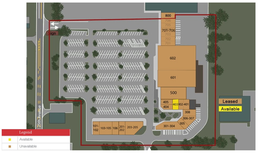 1601 NE 25TH Ave, Ocala, FL for lease - Site Plan - Image 2 of 4