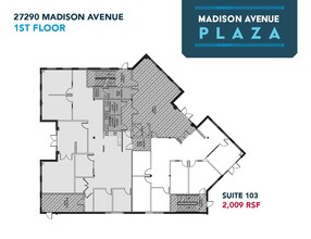 27290 Madison Ave, Temecula, CA for lease Floor Plan- Image 1 of 1