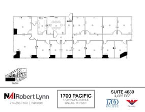 1700 Pacific Ave, Dallas, TX for lease Floor Plan- Image 1 of 1