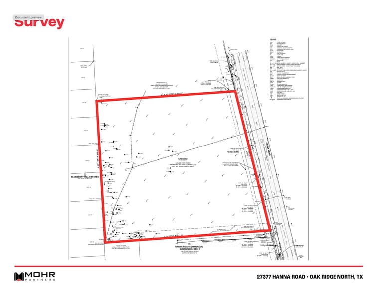 27377 Hanna Rd, Conroe, TX à vendre - Plan de site - Image 3 de 4