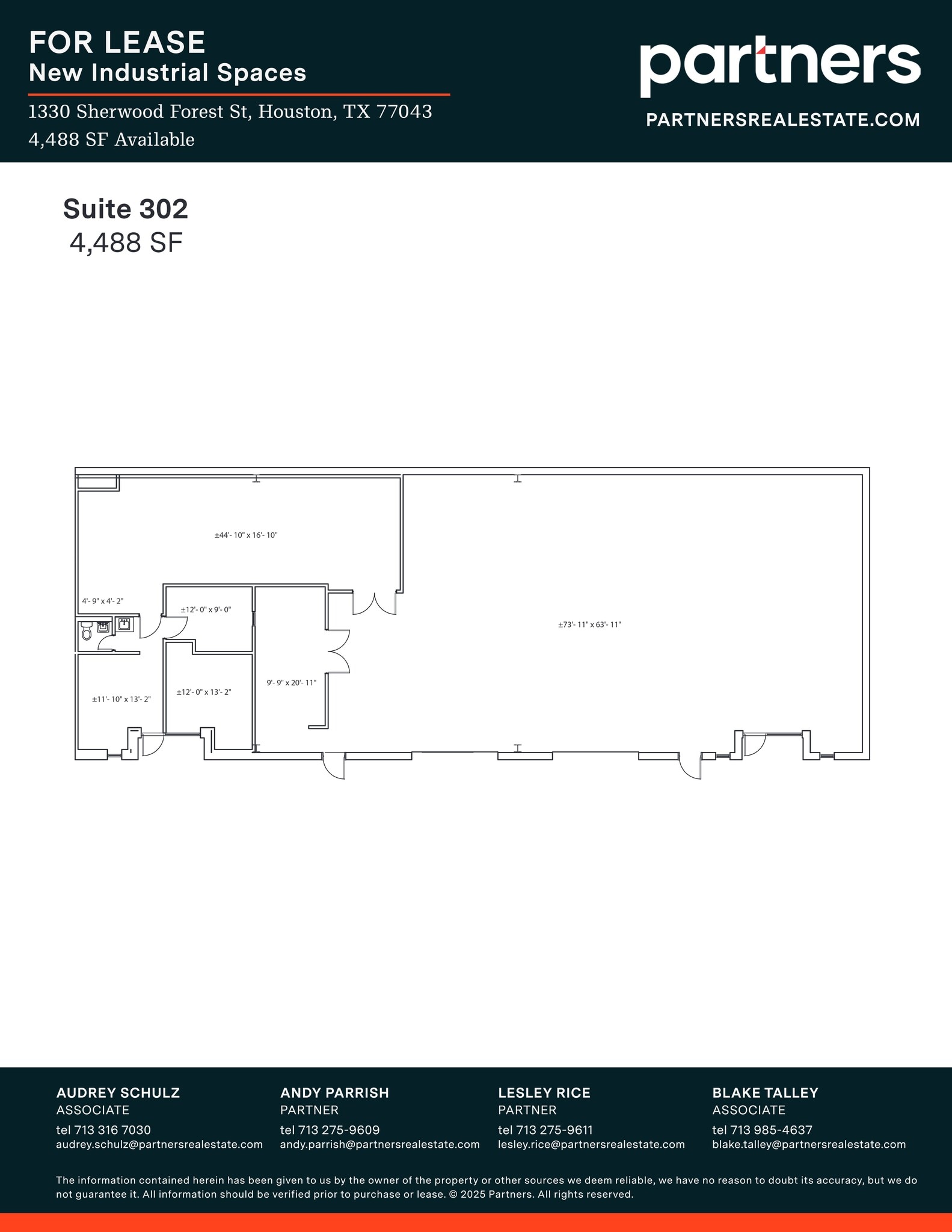 1330 Sherwood Forest St, Houston, TX for lease Site Plan- Image 1 of 1