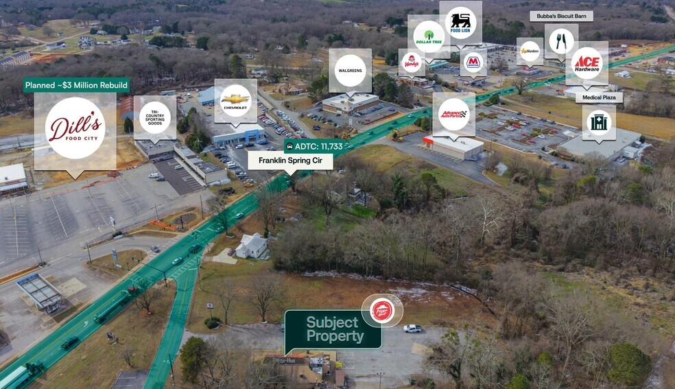 200 Franklin Springs St, Royston, GA à vendre - Photo du bâtiment - Image 2 de 3