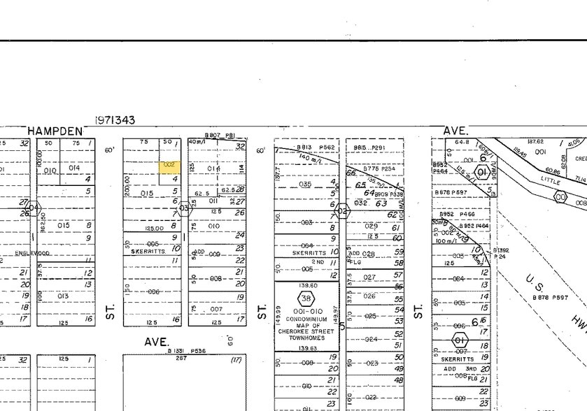 324 W Hampden Ave, Englewood, CO for lease - Plat Map - Image 3 of 27
