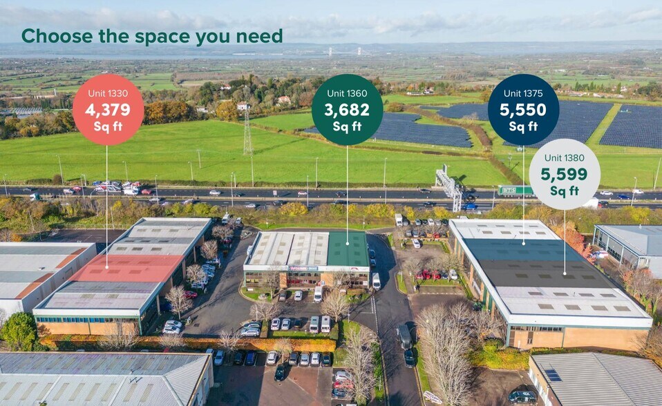 Park Ave, Almondsbury for lease - Aerial - Image 1 of 3