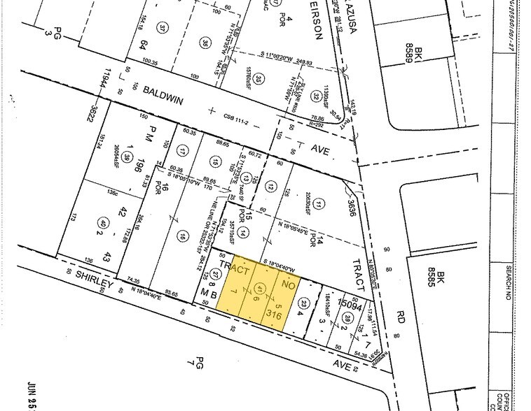 4547 Shirley Ave, El Monte, CA for lease - Plat Map - Image 2 of 5