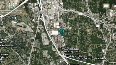 5651 Old Dixie Hwy, Forest Park, GA - Aérien Vue de la carte