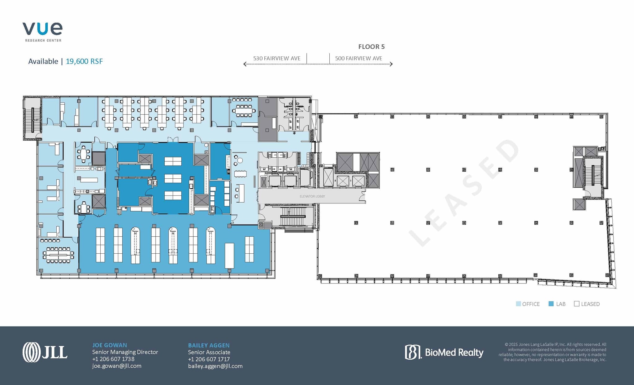 530 Fairview Ave N, Seattle, WA for lease Floor Plan- Image 1 of 1