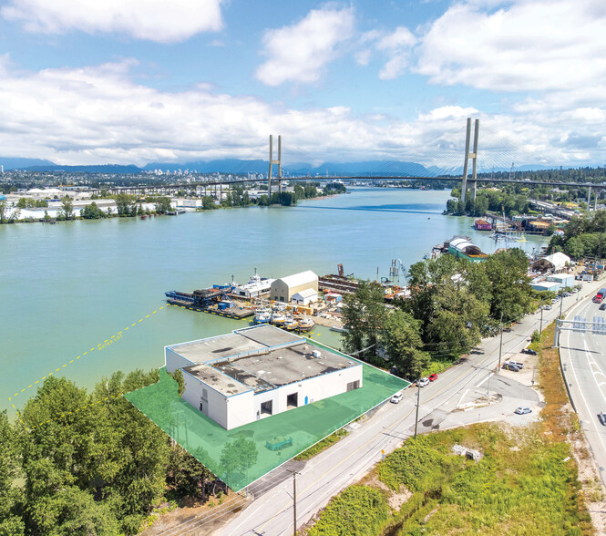 9829 River Rd, Delta, BC for lease - Aerial - Image 1 of 9