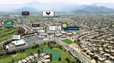 44125 Jefferson St, La Quinta, CA - AÉRIEN  Vue de la carte