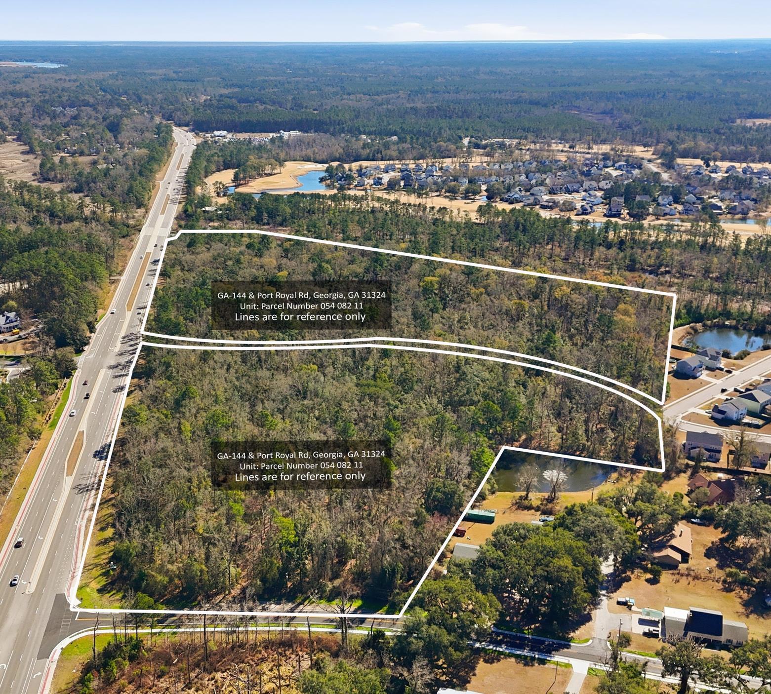HWY 144 & Port Royal Rd, Richmond Hill, GA for sale Aerial- Image 1 of 12