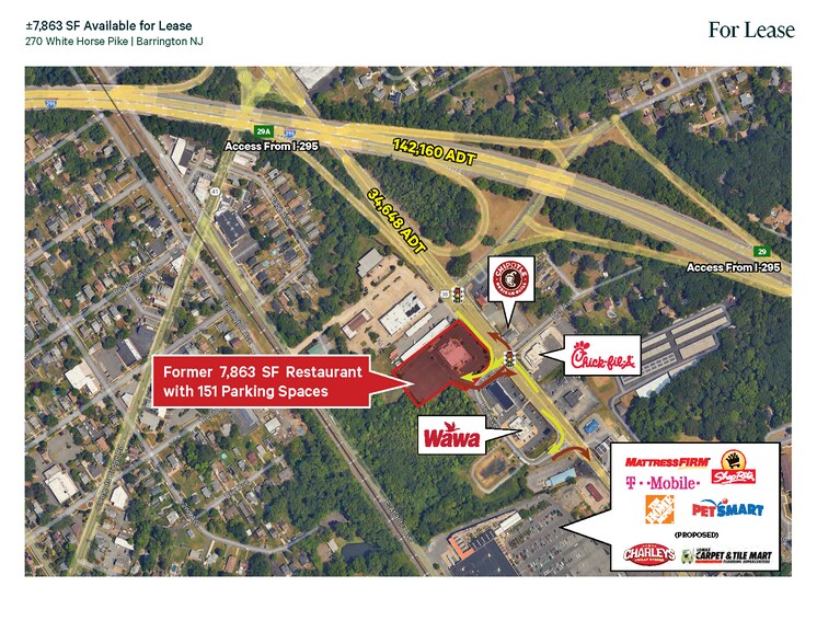270 White Horse Pike, Barrington, NJ à louer - Aérien - Image 2 de 9