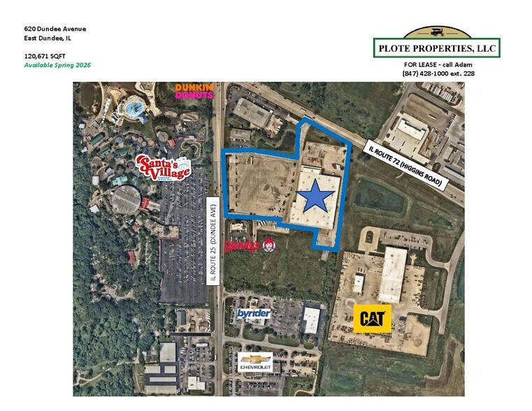 620 Dundee Ave, Dundee, IL à louer - Aérien - Image 2 de 4