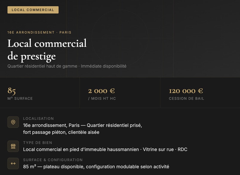 Retail in Paris for lease - Building Photo - Image 3 of 4