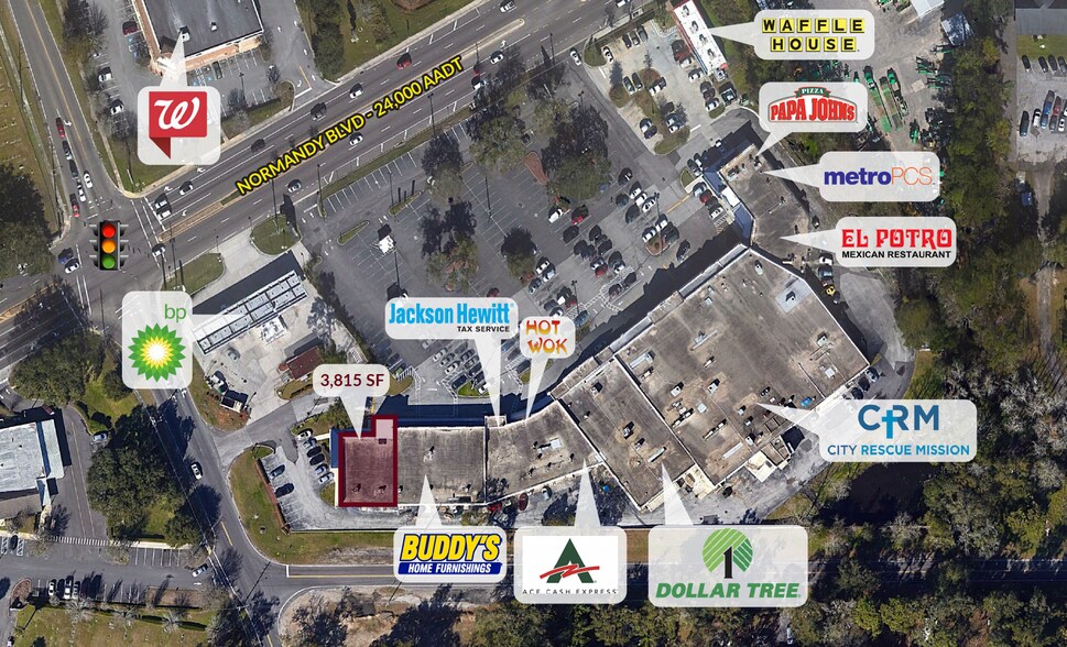 7200 Normandy Blvd, Jacksonville, FL à louer - Photo du bâtiment - Image 3 de 7