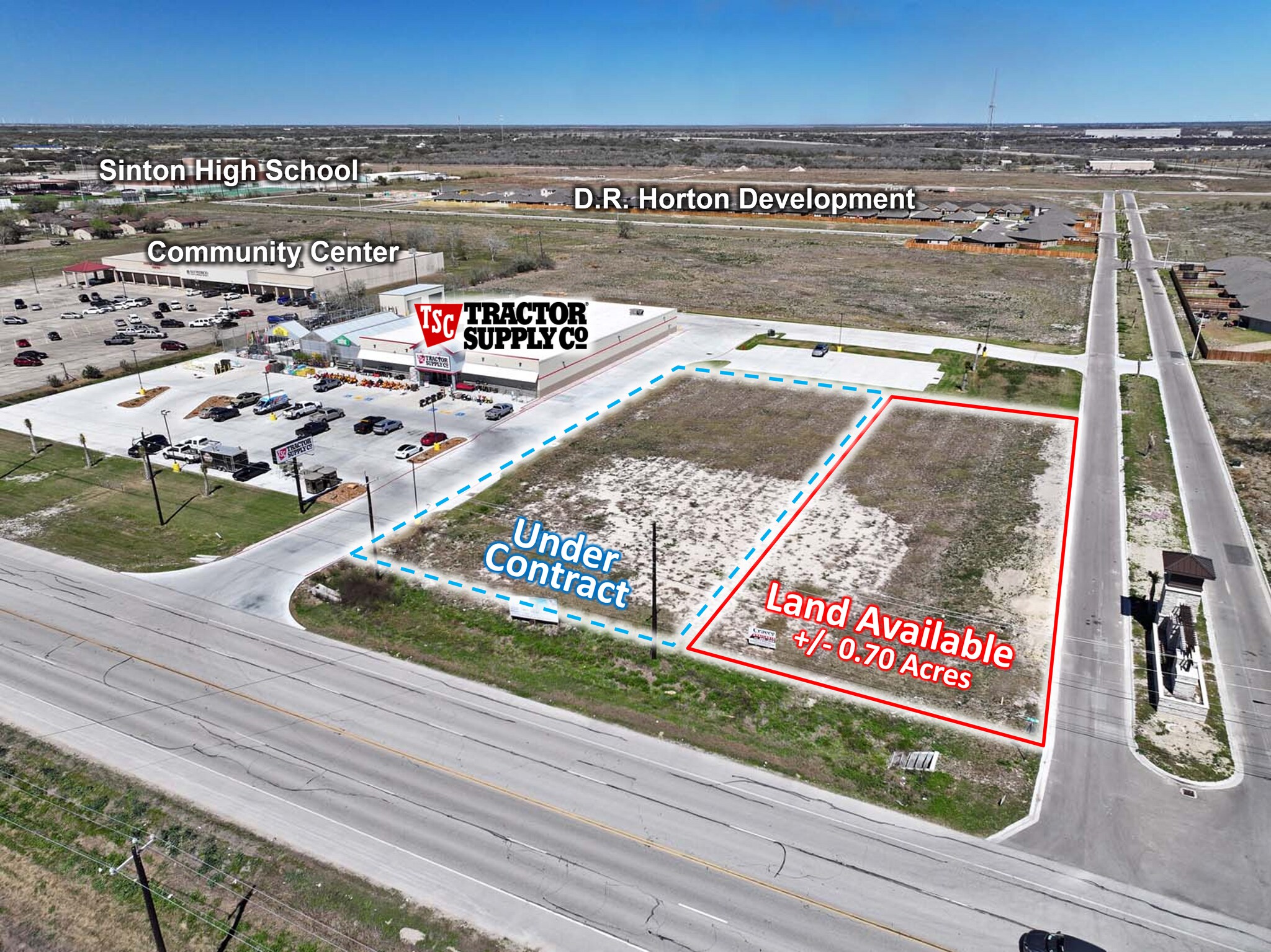 Hwy 181 & FM 188, Sinton, TX à vendre Photo du bâtiment- Image 1 de 13