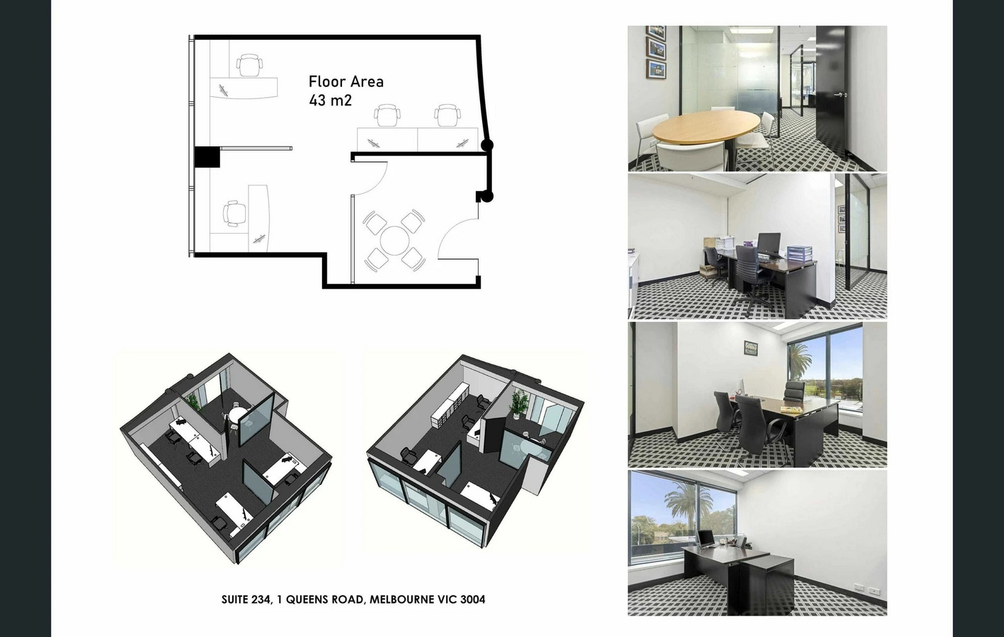 1 Queens Rd, Melbourne, VIC 3004 - Unit 234 - - Floor Plan - Image 2 of 5