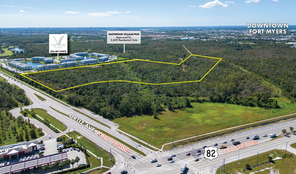 Ortiz Ave., South of SR 82, Fort Myers, FL à vendre - Aérien - Image 3 de 8