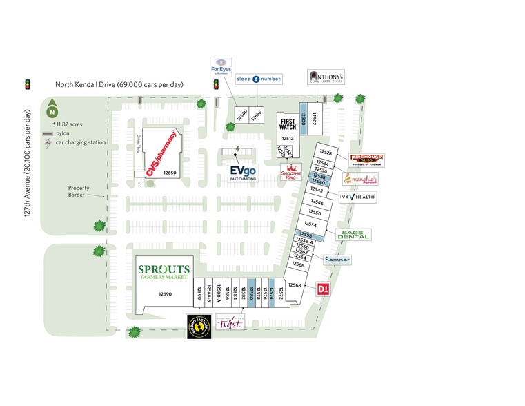 12500-12650 SW 88th St, Miami, FL for lease - Site Plan - Image 2 of 15