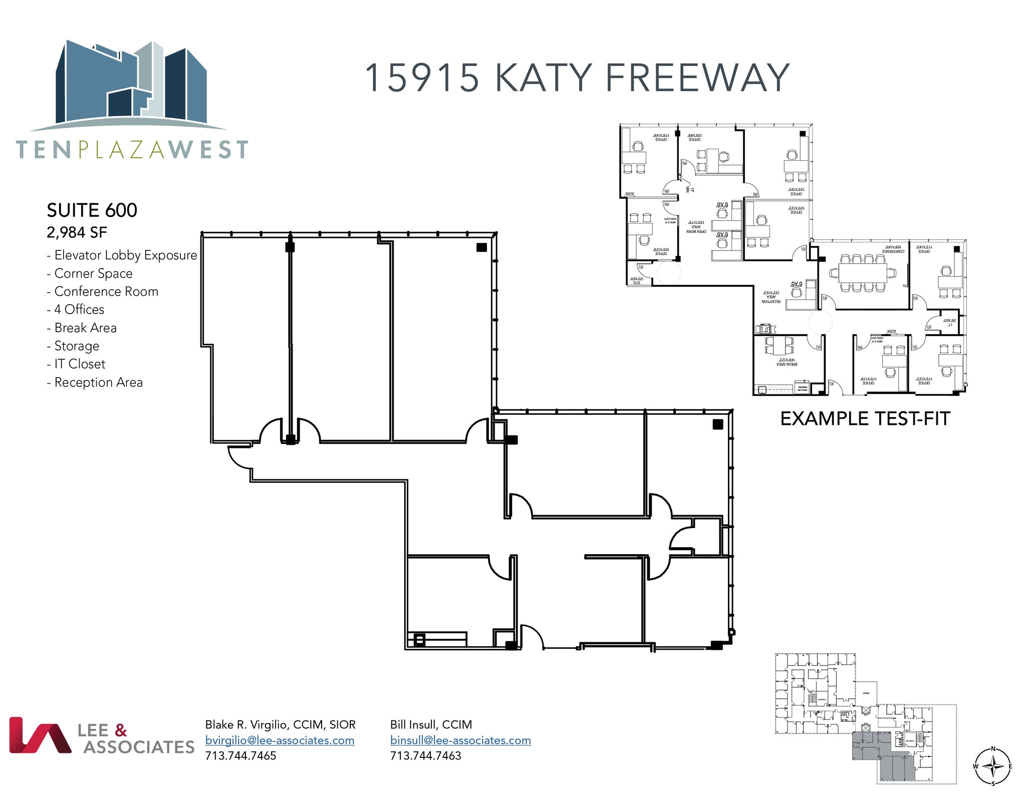 15915 Katy Fwy, Houston, TX for lease Floor Plan- Image 1 of 1