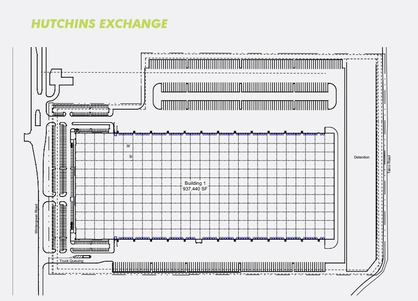 W Wintergreen & Talco Rd, Hutchins, TX à louer - Plan de site - Image 3 de 3