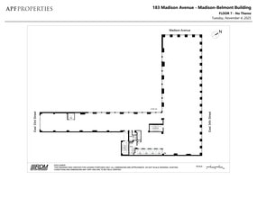 183 Madison Ave, New York, NY for lease Site Plan- Image 1 of 7