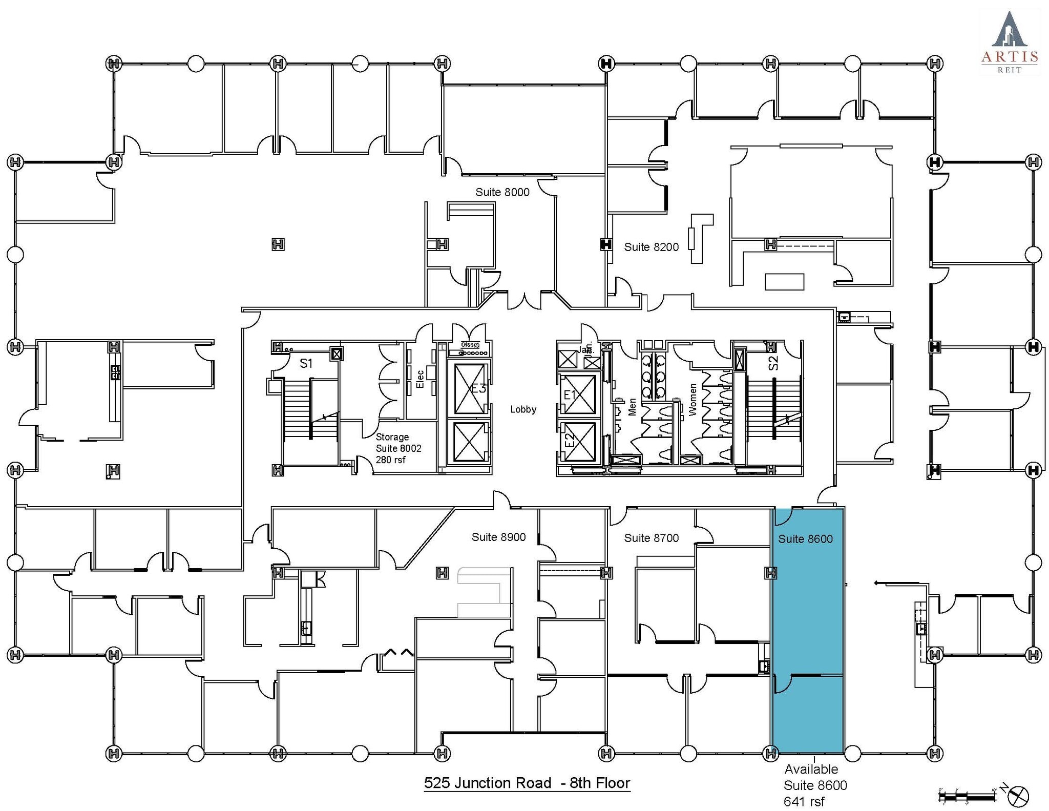 525 Junction Rd, Madison, WI à louer Plan d’étage- Image 1 de 1