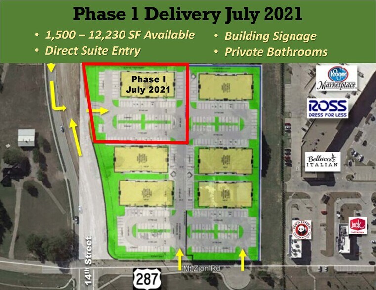 2021 S 14th St, Midlothian, TX à vendre - Plan cadastral - Image 1 de 4