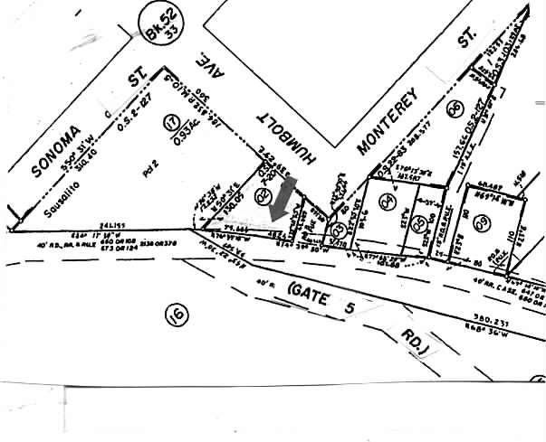 55-75 Gate 5 Rd, Sausalito, CA à louer - Plan cadastral - Image 2 de 7