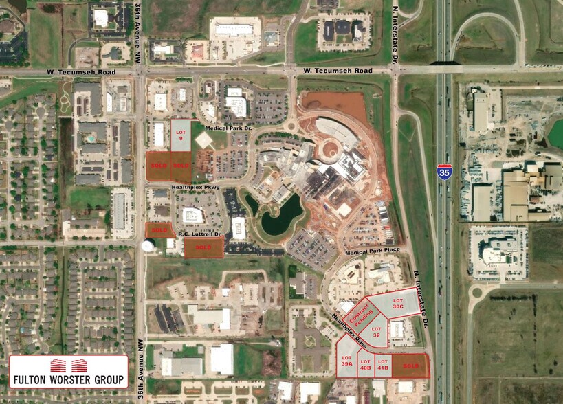 Healthplex Drive, Norman, OK for sale - Aerial - Image 1 of 8