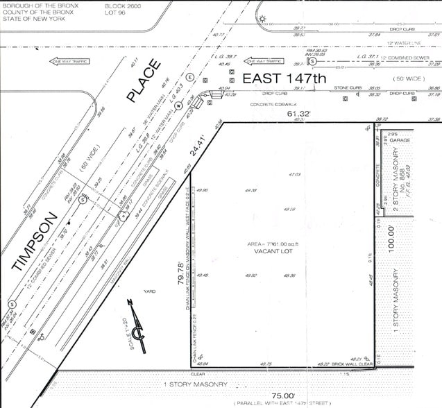 860 E 147 St, Bronx, NY à vendre - Plan cadastral - Image 2 de 6