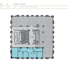 100 Bush St, San Francisco, CA à louer Plan d  tage- Image 1 de 1