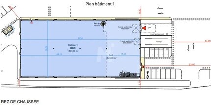 Flex in Wissous for lease Floor Plan- Image 1 of 3