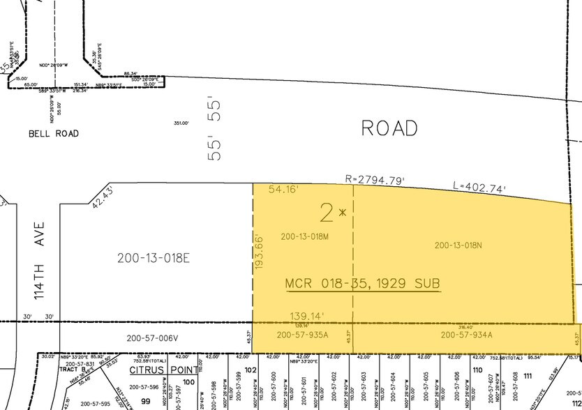 11327 W Bell Rd, Surprise, AZ à louer - Plan cadastral - Image 2 de 15