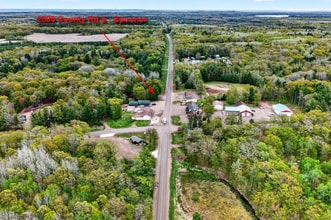 2380 County Road A, Spooner, WI - Aerial map view