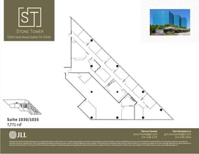 13760 Noel Rd, Dallas, TX à louer Plan d’étage- Image 2 de 2