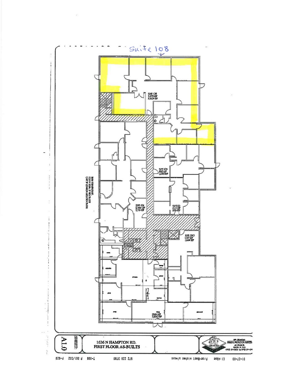 1636 N Hampton Rd, DeSoto, TX for lease Floor Plan- Image 1 of 1