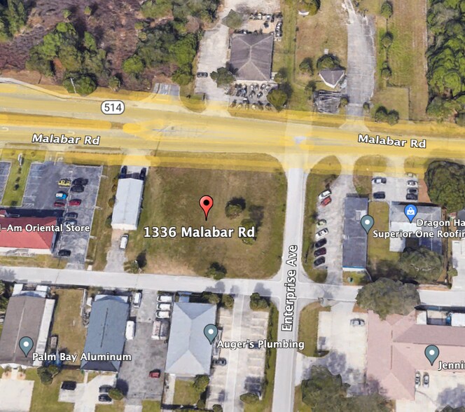 1336 Malabar Rd, Palm Bay, FL à louer - Plan de site - Image 3 de 3