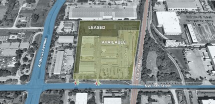 1341 NW 15th St, Pompano Beach, FL - AERIAL  map view