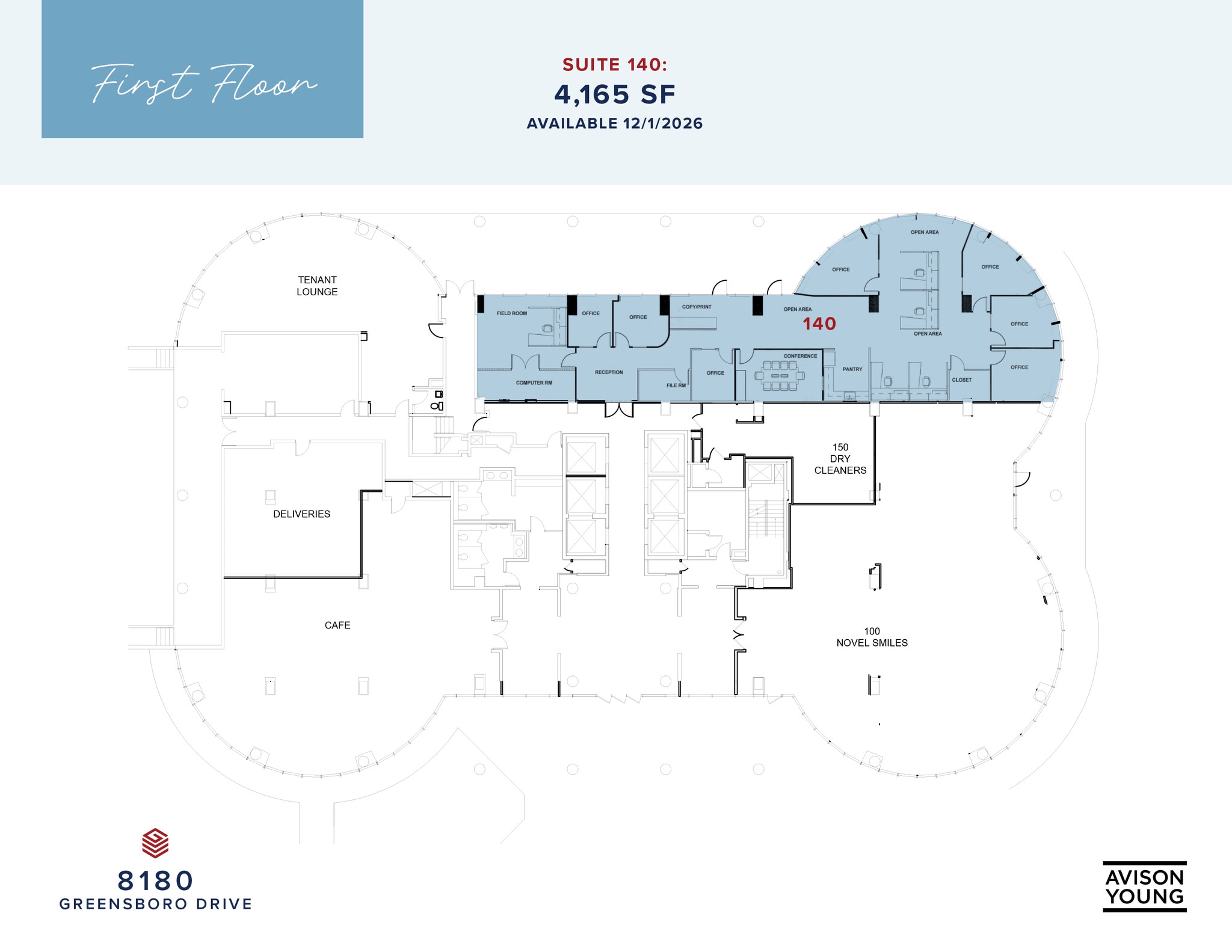 8180-8200 Greensboro Dr, McLean, VA for lease Floor Plan- Image 1 of 1