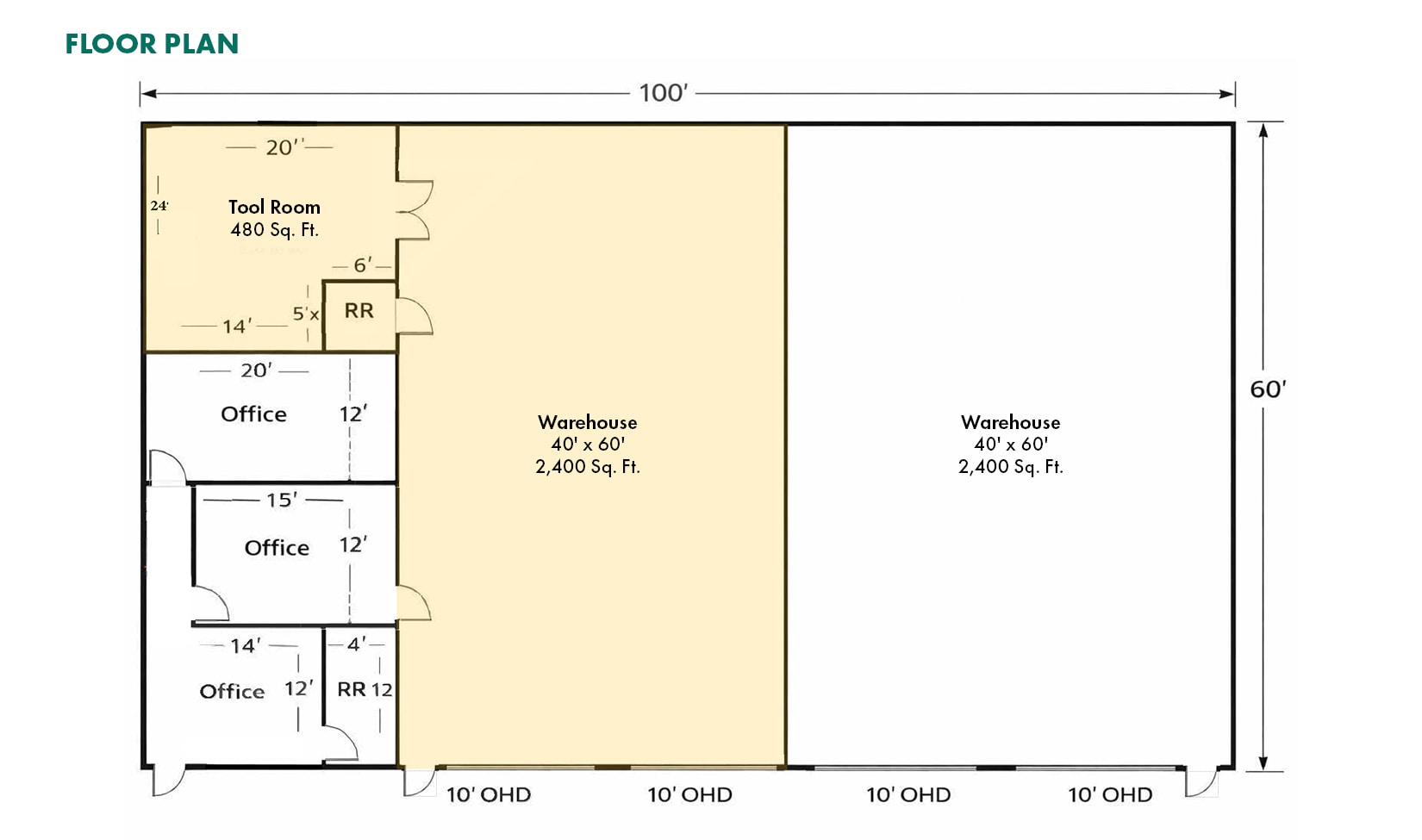 17430 East St, North Fort Myers, FL à louer Plan d’étage- Image 1 de 1