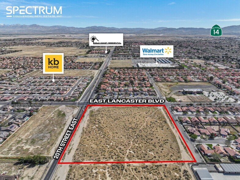 20th St E & Lancaster Blvd, Lancaster, CA for sale - Building Photo - Image 3 of 7