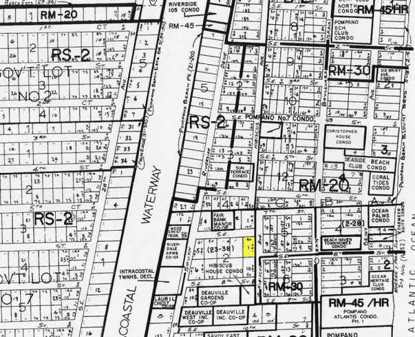 741 Hibiscus Ave, Pompano Beach, FL à vendre - Plan cadastral - Image 3 de 43