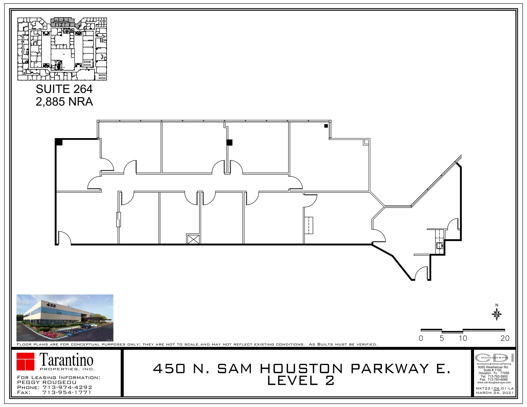 450 N Sam Houston Pky E, Houston, TX à louer Plan de site- Image 1 de 1