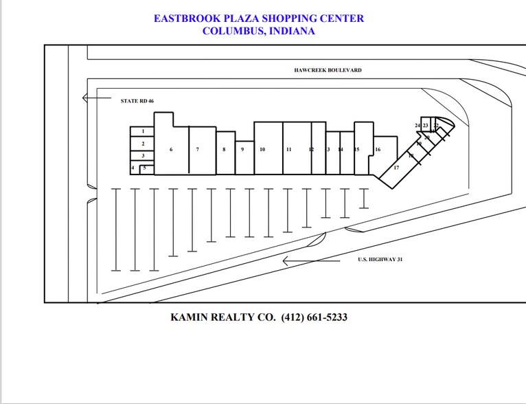 2520-2630 Eastbrook Plz, Columbus, IN à louer - Photo du bâtiment - Image 3 de 3