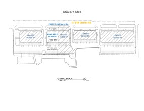 2200 E I-240 Service Rd, Oklahoma City, OK à louer Plan de site- Image 2 de 5