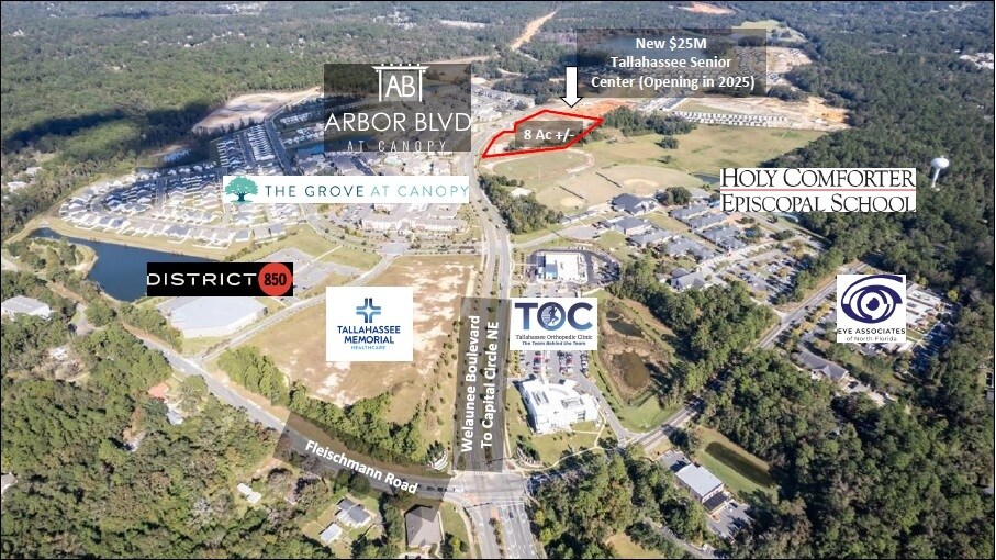 2695 Welaunee Blvd, Tallahassee, FL à vendre - Photo du bâtiment - Image 2 de 39